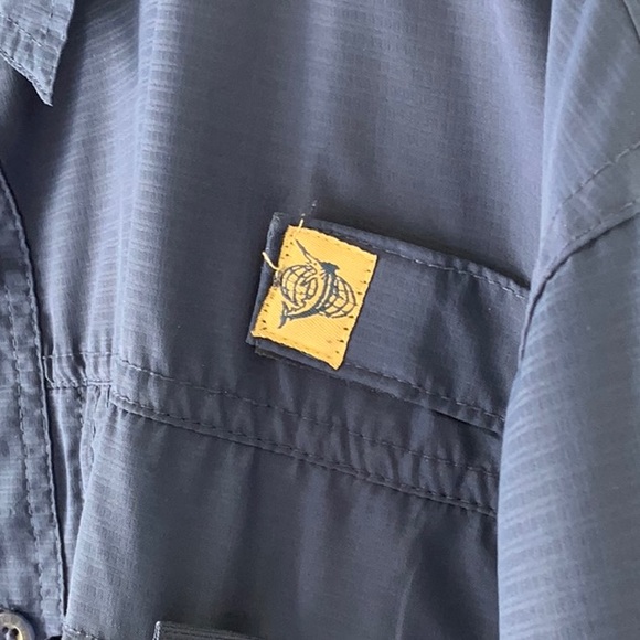 REEL LEGEND NAVY BLUE FISHING SHIRT M - Picture 4 of 6